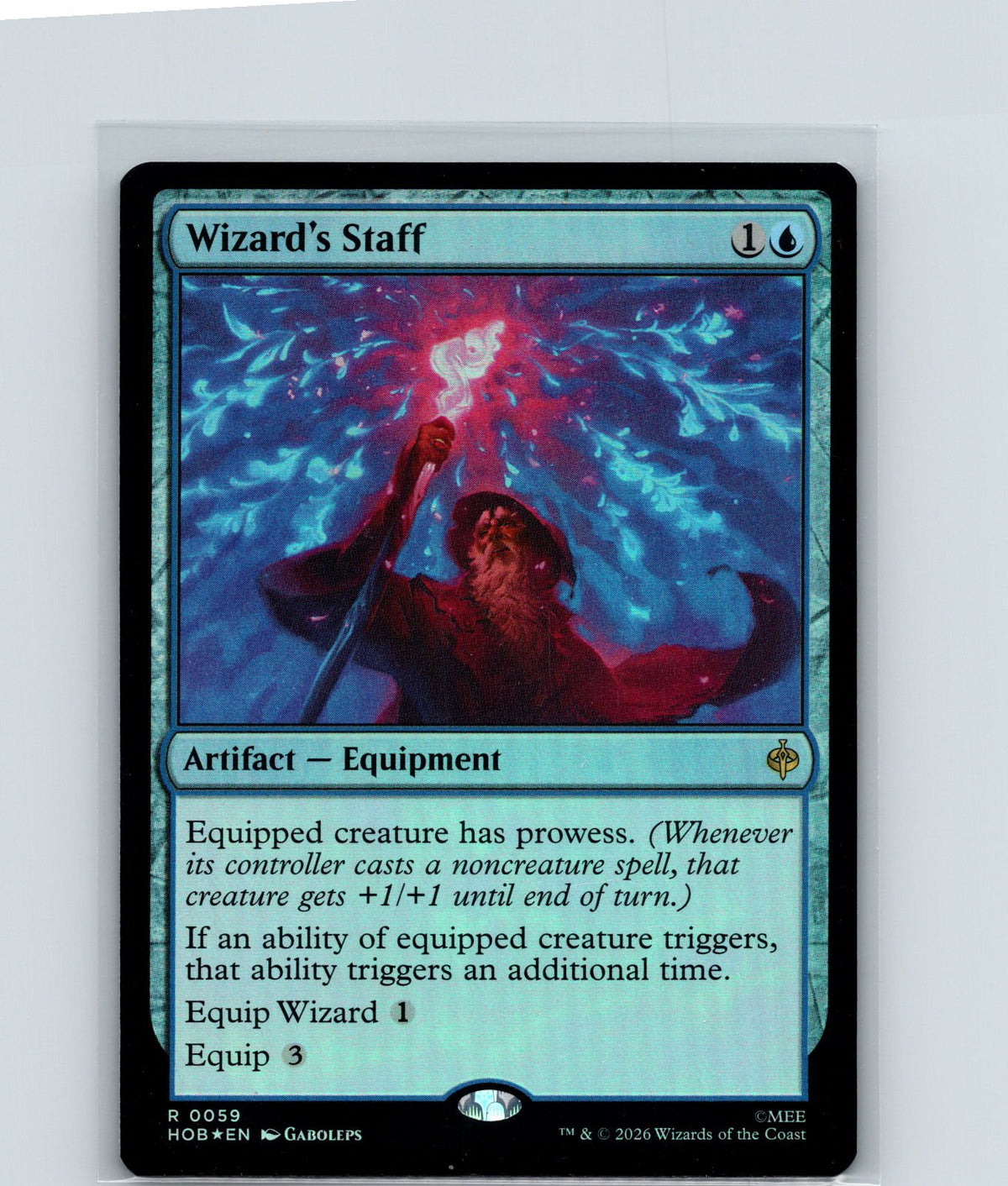 Wizard's Staff Foil R The Hobbit 59 NM