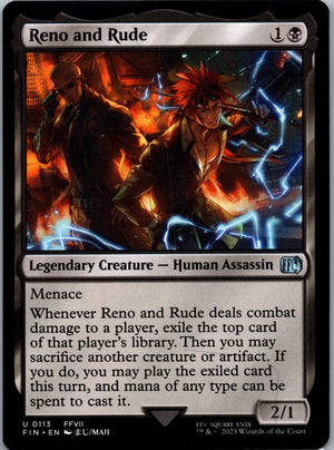 Reno and Rude U FINAL FANTASY 113 NM
