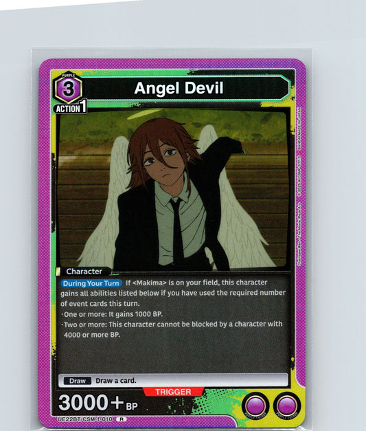 Angel Devil (010) Foil Rare UE22BT: CHAINSAW MAN UE22BT/CSM-1-010 NM