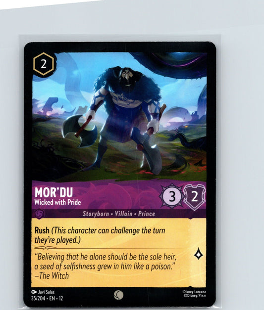Mor'du - Wicked with Pride Common Wilds Unknown 35/204 NM