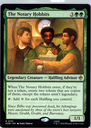 The Notary Hobbits R The Hobbit 131 NM