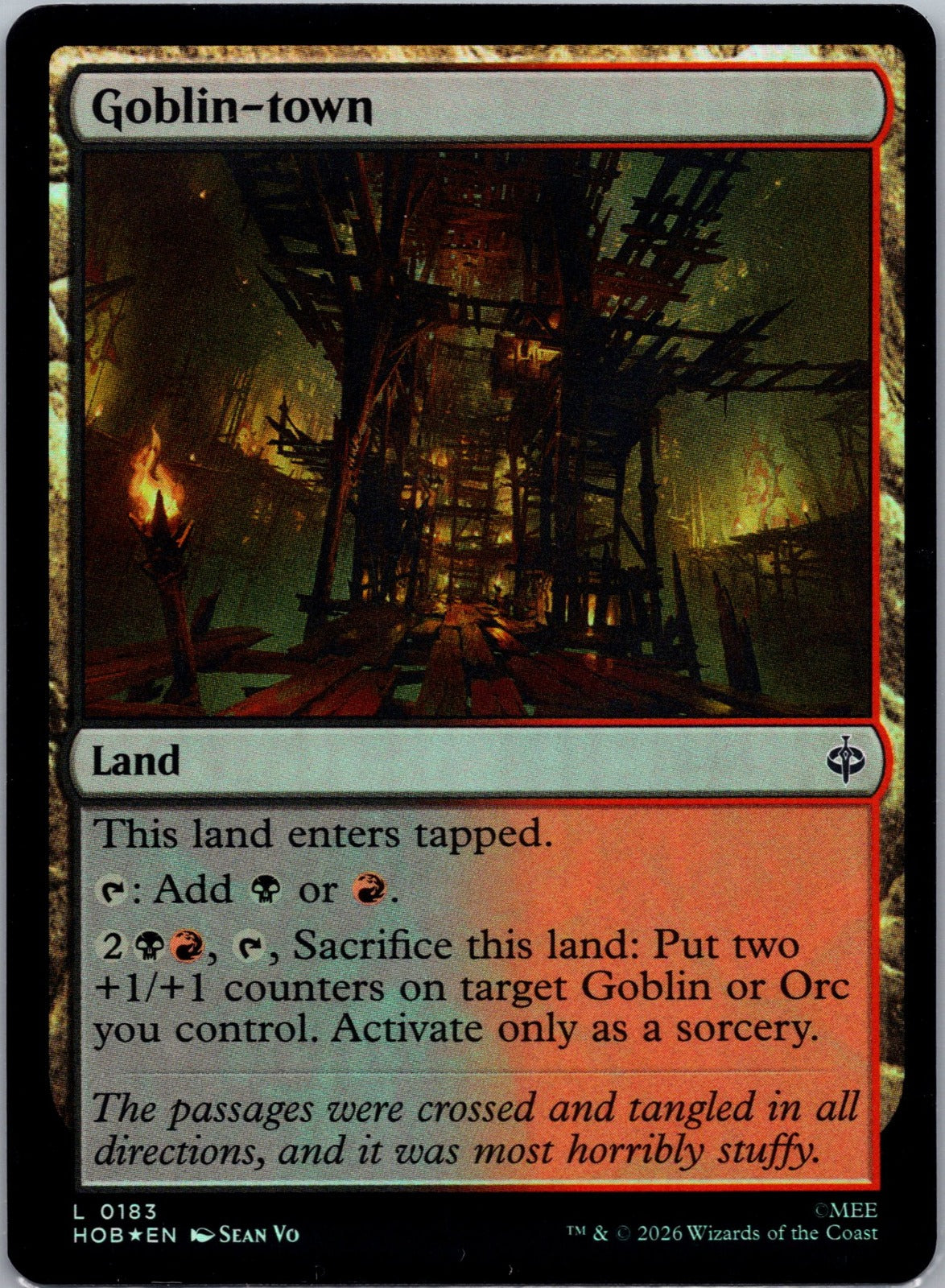 Goblin-town Foil L The Hobbit 183 NM