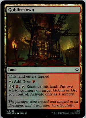 Goblin-town Foil L The Hobbit 183 NM