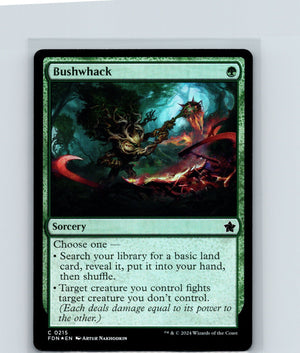 Bushwhack Foil C Foundations 215 NM