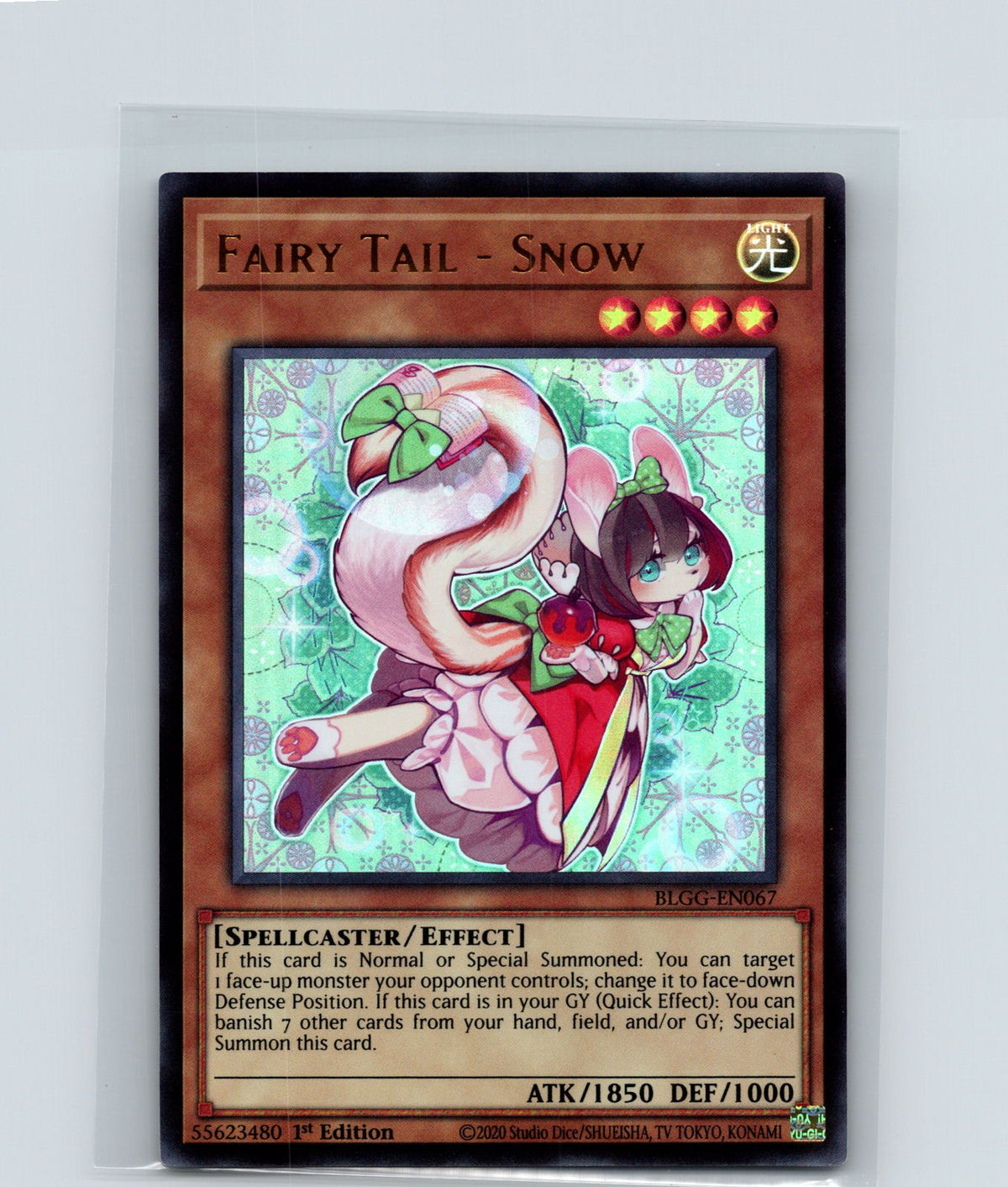 Fairy Tail - Snow 1st Edition Ultra Rare  BLGG-EN067 NM