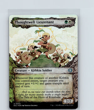 Thoughtweft Lieutenant (Showcase) Foil U Lorwyn Eclipsed 343 NM