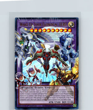 Wake Up Your Elemental HERO 1st Edition Ultra Rare RA05-EN142 NM