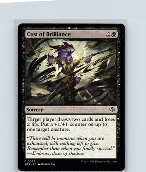 Cost of Brilliance C Secrets of Strixhaven 77 NM
