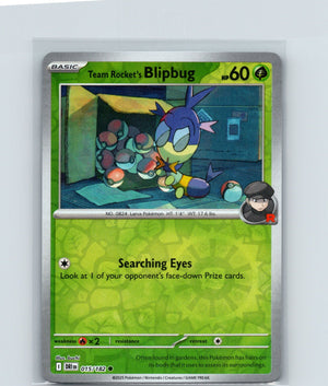 Team Rocket's Blipbug Reverse Holo Common SV10: Destined Rivals 015/182 NM