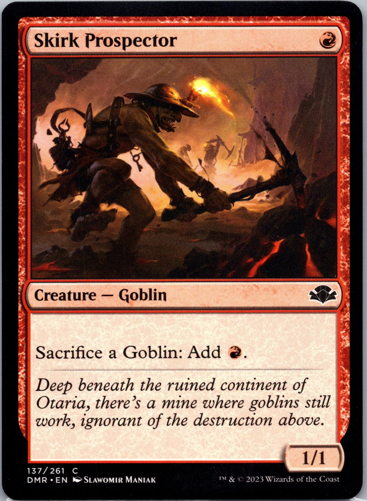 Skirk Prospector C Dominaria Remastered 137 NM