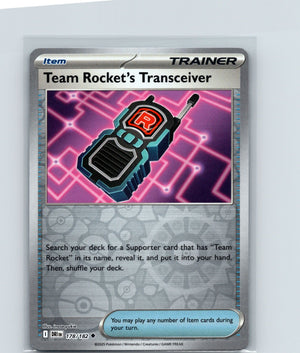 Team Rocket's Transceiver Reverse Holo Uncommon SV10: Destined Rivals 178/182 NM