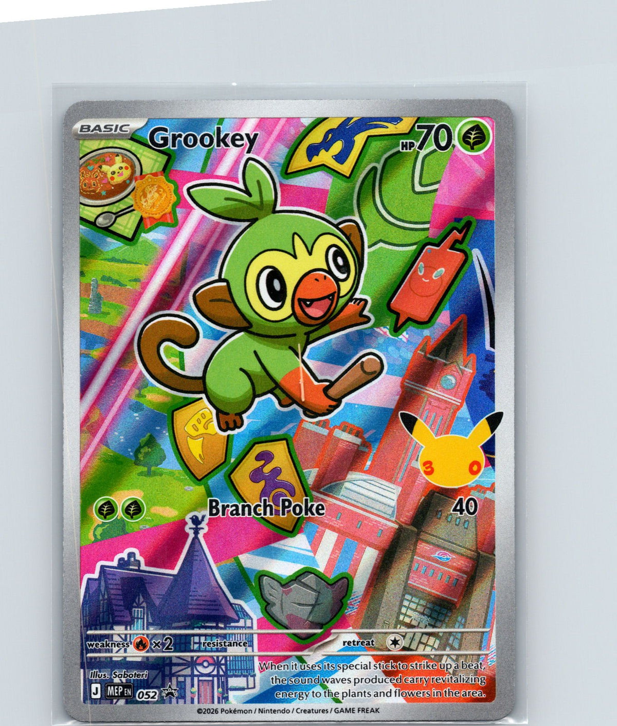 Grookey Holo Promo ME: Mega Evolution Promo 052 NM