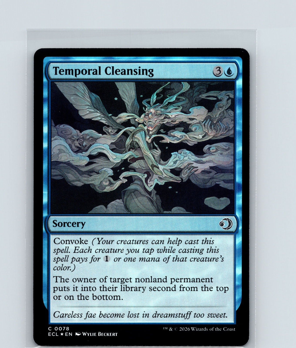 Temporal Cleansing Foil C Lorwyn Eclipsed 78 NM