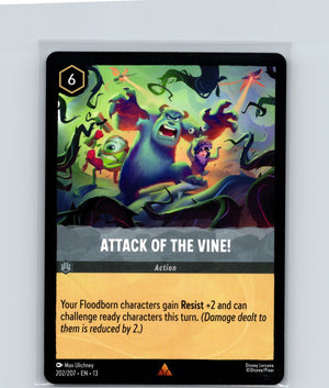 Attack of the Vine! Rare Attack of the Vine! 202/207 NM