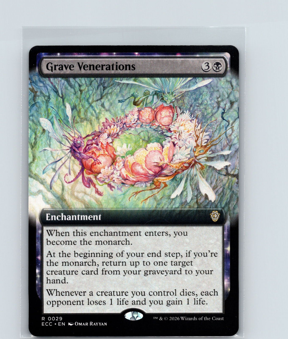 Grave Venerations (Extended Art) R Commander: Lorwyn Eclipsed 29 NM