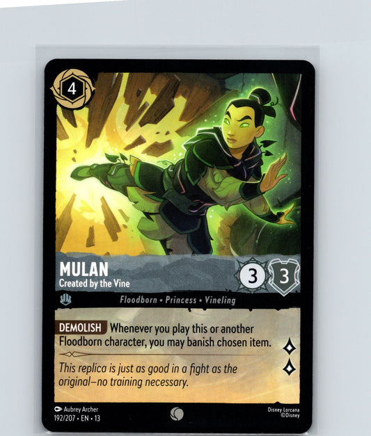 Mulan - Created by the Vine Common Attack of the Vine! 192/207 NM