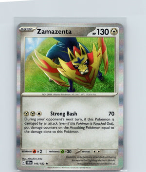 Zamazenta Holo Rare SV10: Destined Rivals 146/182 NM