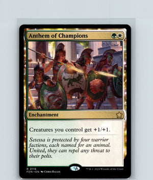 Anthem of Champions R Foundations 116 NM