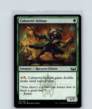 Cabaretti Initiate C Streets of New Capenna 137 NM