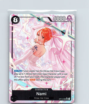 Nami (Alternate Art) Foil SR Adventure on Kami's Island OP15-086 NM