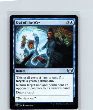 Out of the Way U Streets of New Capenna 52 NM
