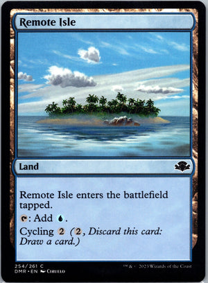 Remote Isle C Dominaria Remastered 254 NM