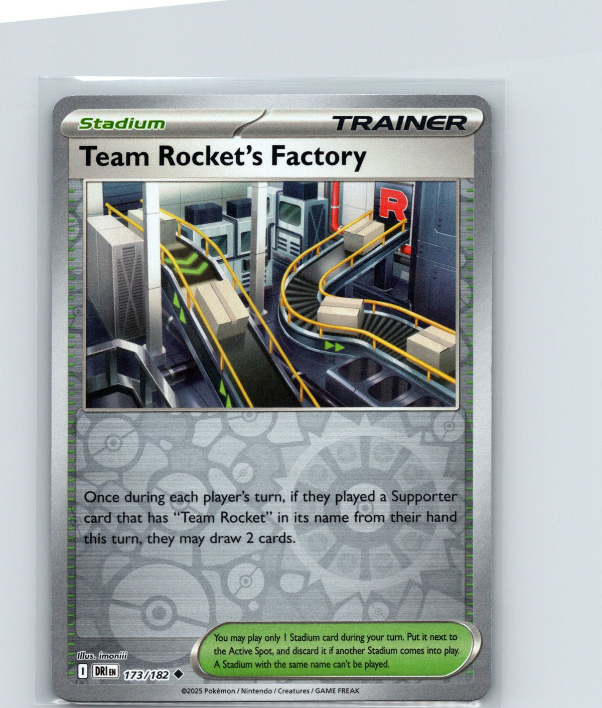 Team Rocket's Proton Reverse Holo Uncommon SV10: Destined Rivals 177/182 NM