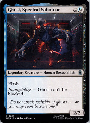 Ghost, Spectral Saboteur U Marvel Super Heroes 214 NM