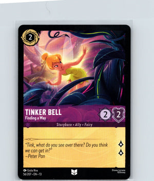 Tinker Bell - Finding a Way Uncommon Attack of the Vine! 56/207 NM