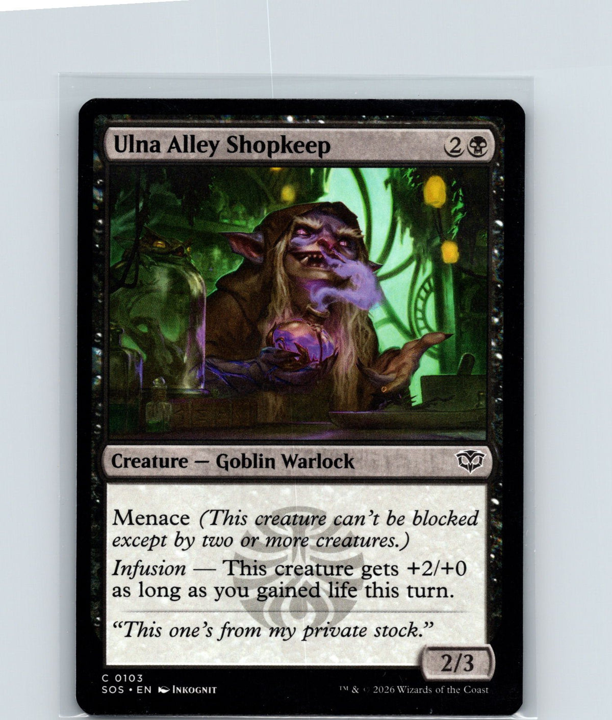 Ulna Alley Shopkeep C Secrets of Strixhaven 103 NM