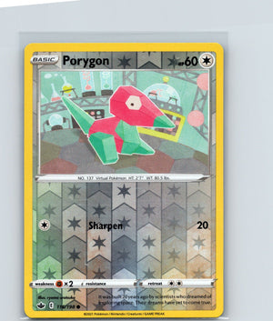 Porygon Common SWSH06: Chilling Reign 116/198 NM