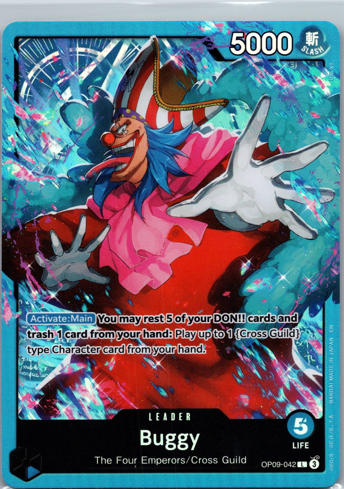 Buggy Foil L Starter Deck 25: BLUE Buggy OP09-042 NM