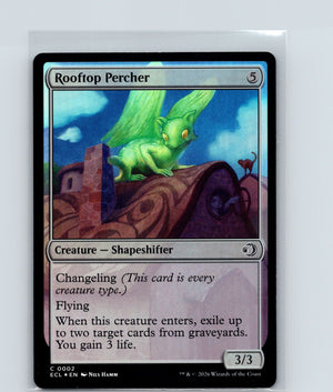 Rooftop Percher Foil C Lorwyn Eclipsed 2 NM