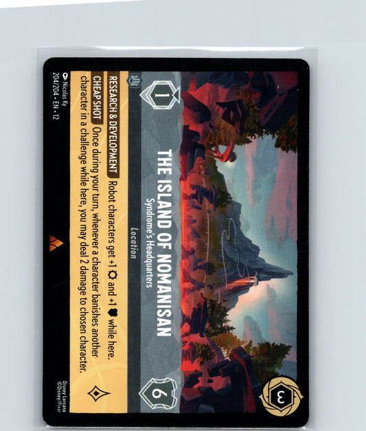 The Island of Nomanisan - Syndrome's Headquarters Rare Wilds Unknown 204/204 NM