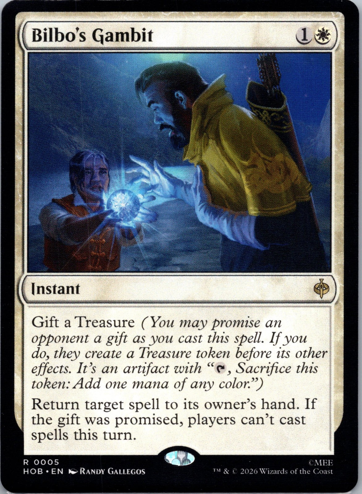Bilbo's Gambit R The Hobbit 5 NM