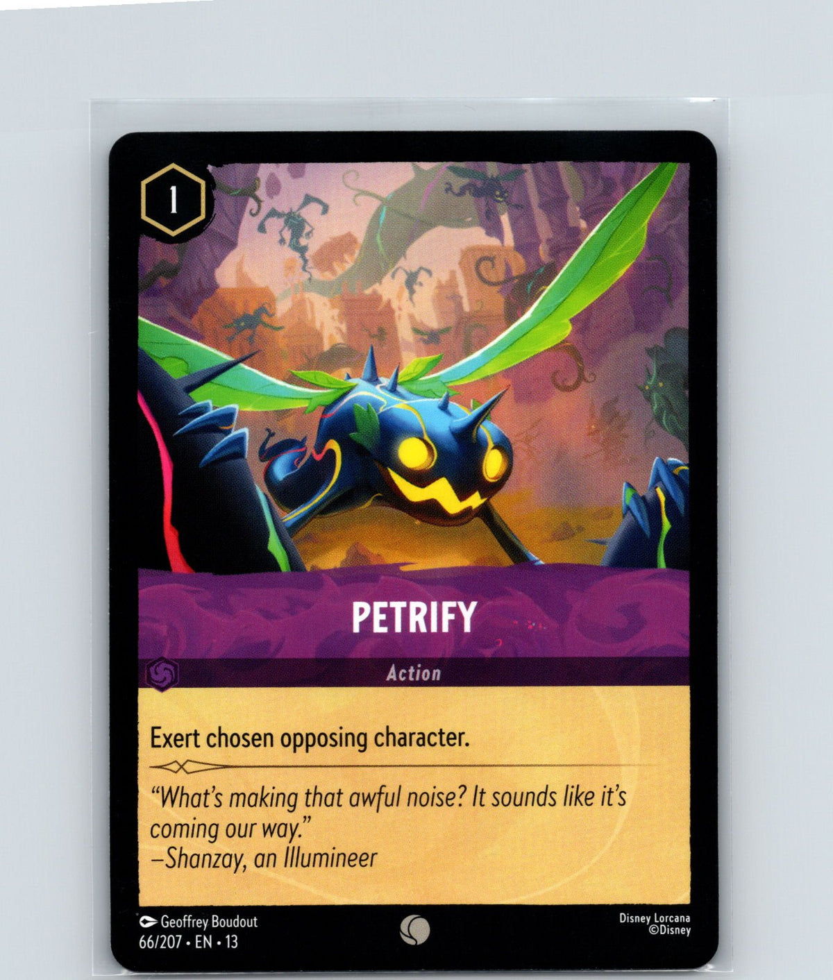 Petrify Common Attack of the Vine! 66/207 NM