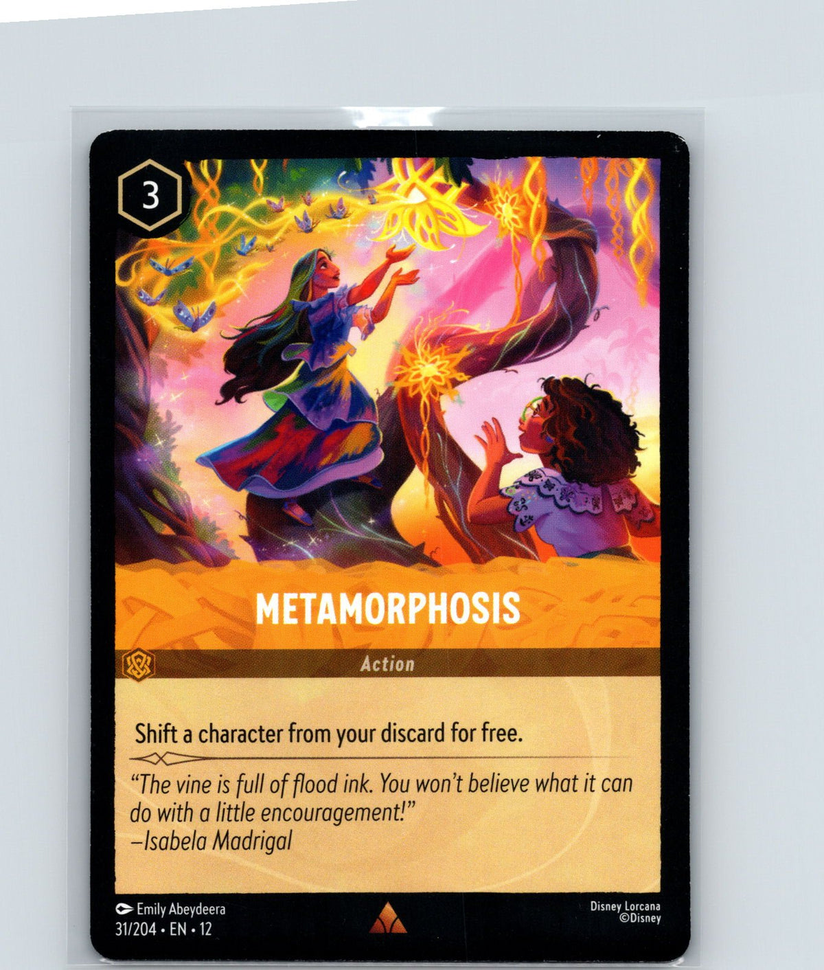 Metamorphosis Rare Wilds Unknown 31/204 NM