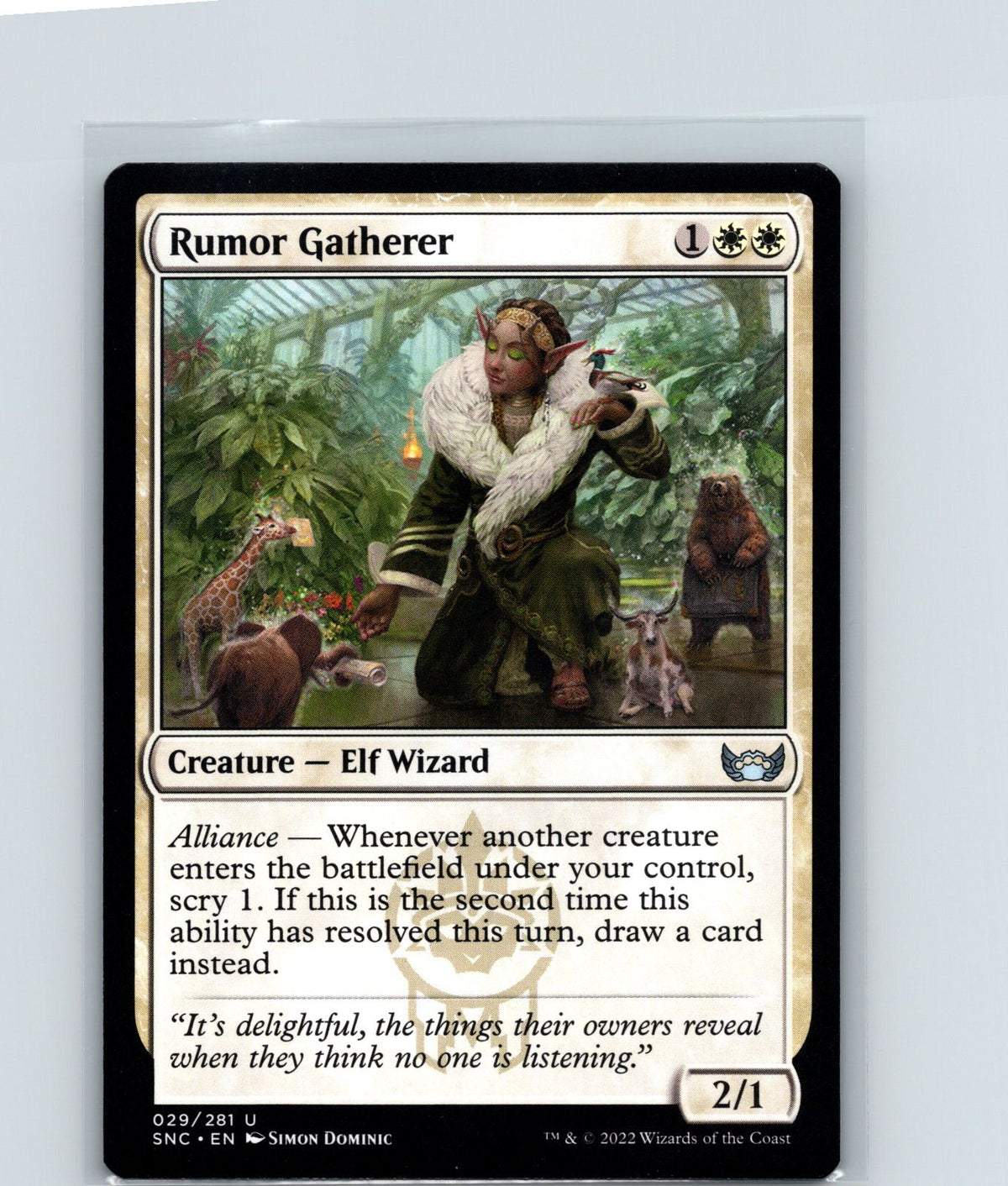 Rumor Gatherer U Streets of New Capenna 29 NM