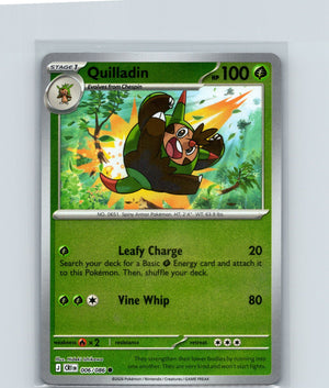 Quilladin Reverse Holo Common ME04: Chaos Rising 006/086 NM