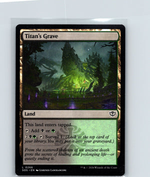 Titan's Grave L Secrets of Strixhaven 266 NM