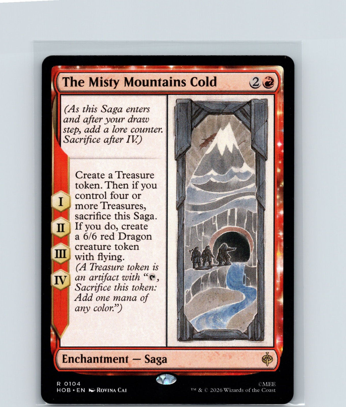 The Misty Mountains Cold R The Hobbit 104 NM
