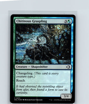 Chitinous Graspling Foil C Lorwyn Eclipsed 211 NM