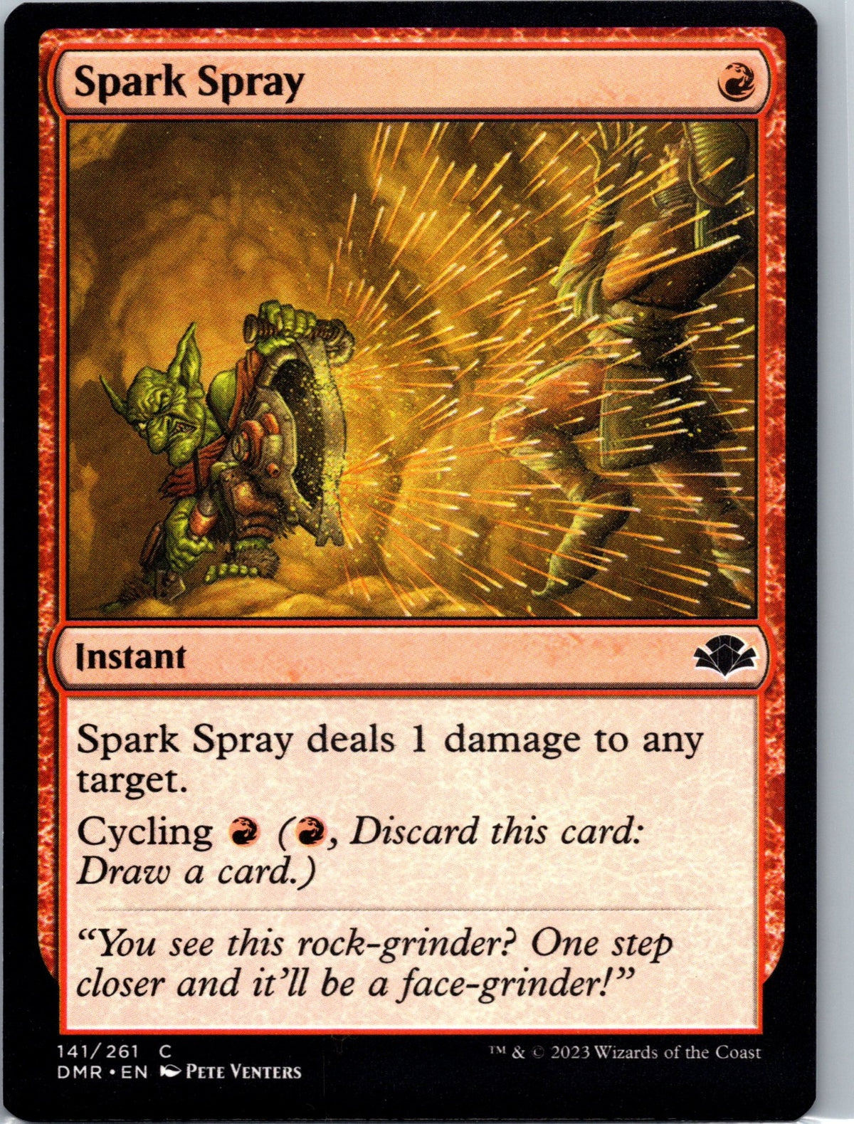 Spark Spray C Dominaria Remastered 141 NM