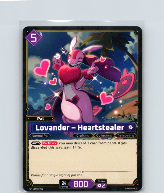 Lovander - Heartstealer Common BP01: Dawn of Palpagos EBP01-081 NM
