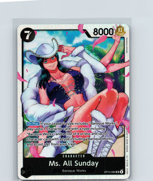 Ms. All Sunday Foil SR The Azure Sea's Seven OP14-084 NM