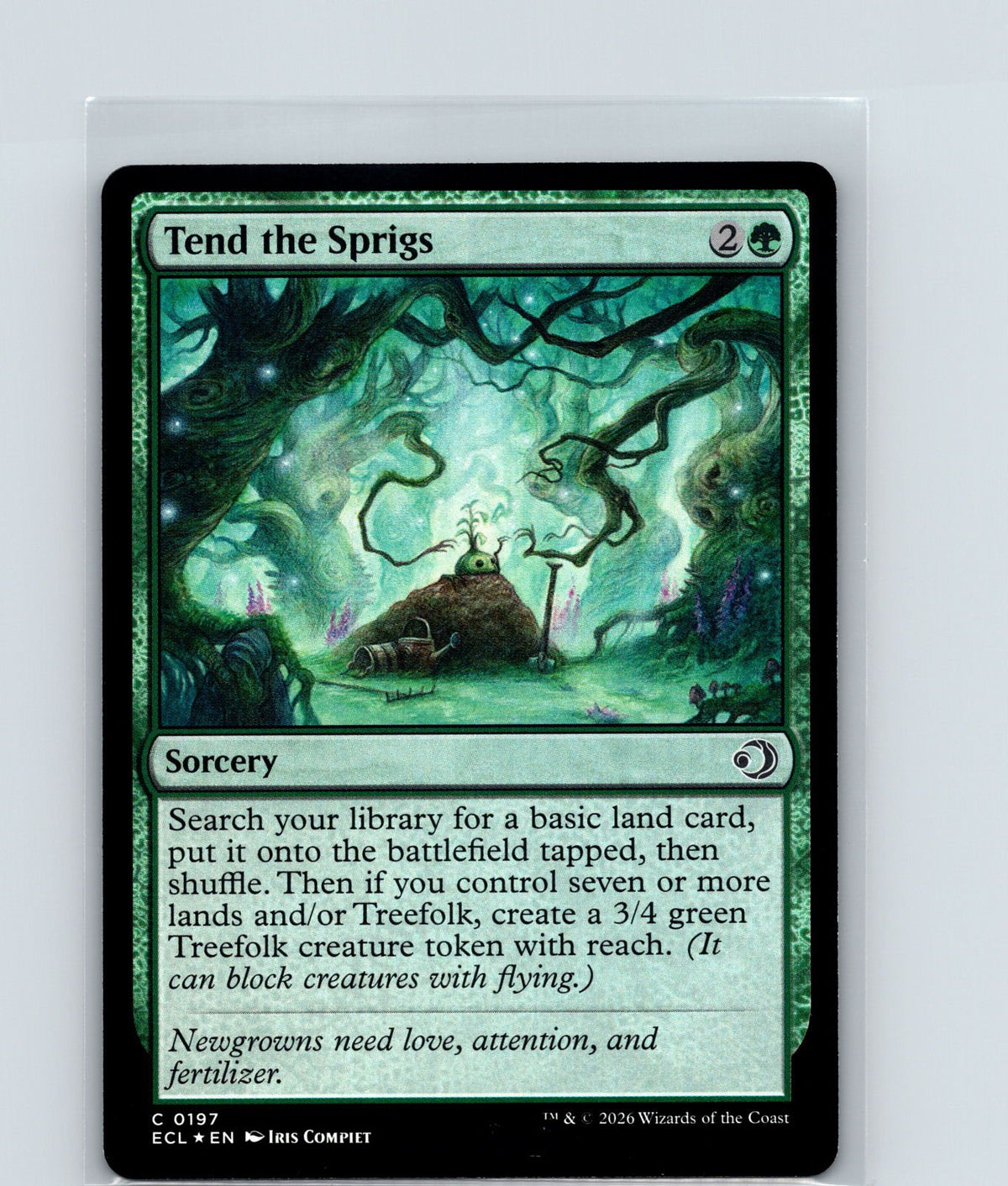 Tend the Sprigs Foil C Lorwyn Eclipsed 197 NM