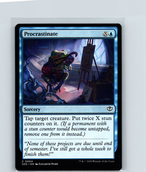 Procrastinate C Secrets of Strixhaven 64 NM