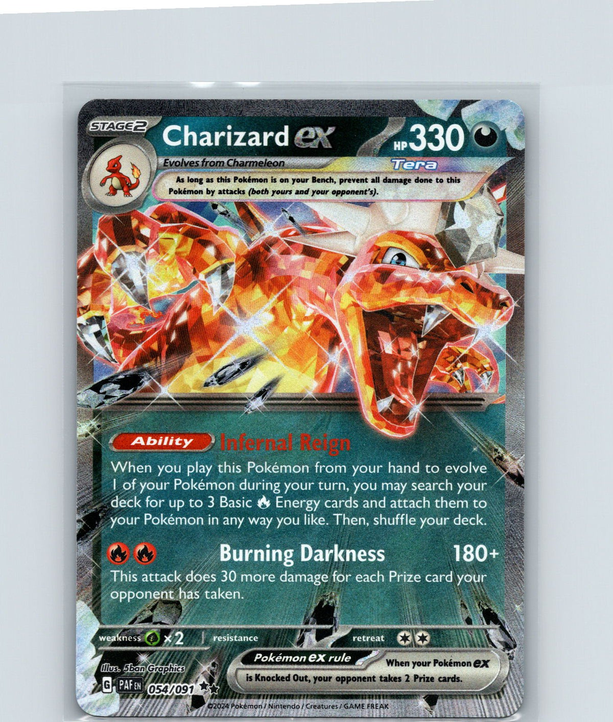 Charizard ex Holo Promo SV: Scarlet & Violet Promo Cards 196 NM