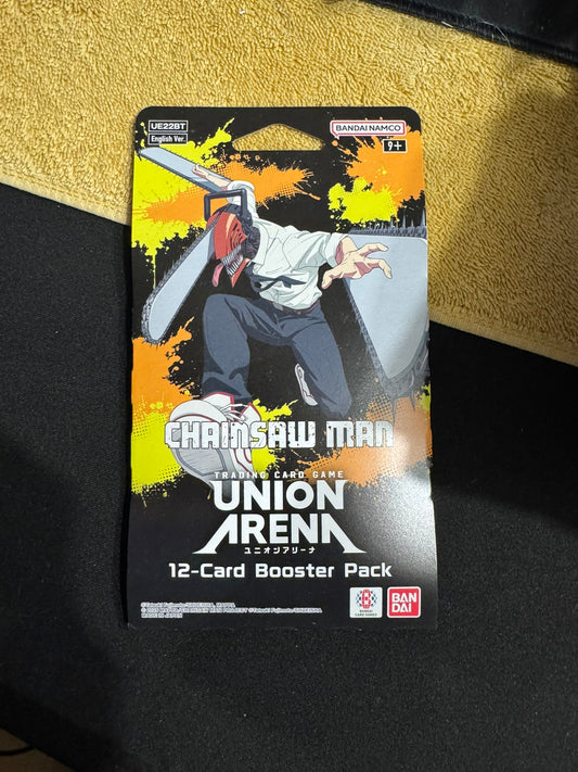 Chainsaw Man Union Arena 12-Card English Booster Pack
