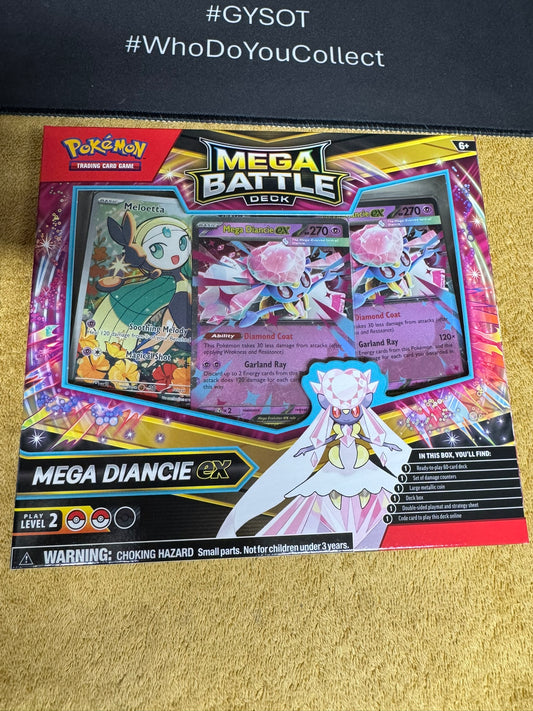 Pokémon TCG Mega Battle Deck Mega Gengar diancex 60-Card Foil Deck English 2024